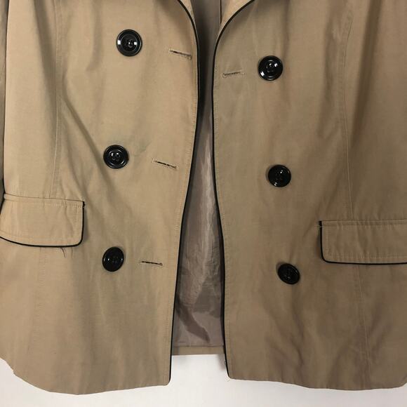 Forever 21 Double Breasted Tan Coat/Jacket - Picture 4 of 12